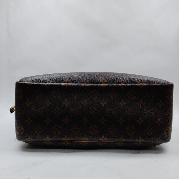 Louis Vuitton Deauville Brown Monogram Hand Bag 258-051325 - Picture 5 of 9